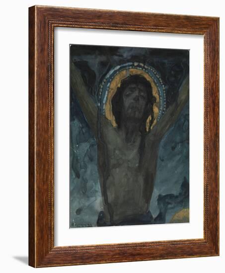 Christ on the Cross-Mikhail Vasilyevich Nesterov-Framed Giclee Print