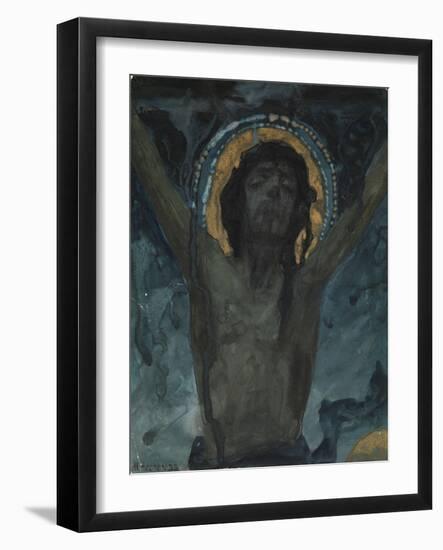 Christ on the Cross-Mikhail Vasilyevich Nesterov-Framed Giclee Print