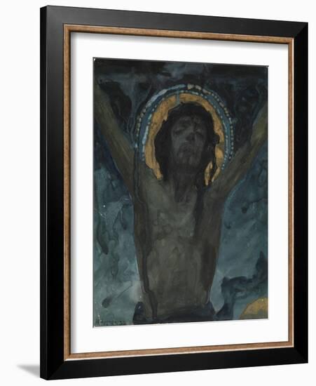 Christ on the Cross-Mikhail Vasilyevich Nesterov-Framed Giclee Print