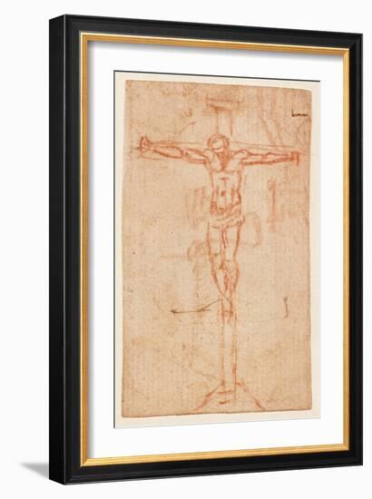 Christ on the Cross-Michelangelo Buonarroti-Framed Giclee Print