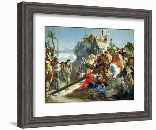 Christ on the Road to Calvary, 1749-Giovanni Battista Tiepolo-Framed Giclee Print