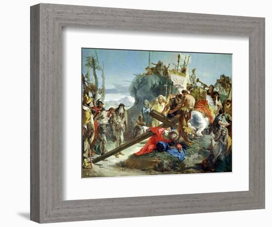 Christ on the Road to Calvary, 1749-Giovanni Battista Tiepolo-Framed Giclee Print