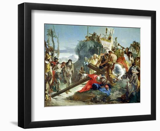 Christ on the Road to Calvary, 1749-Giovanni Battista Tiepolo-Framed Giclee Print