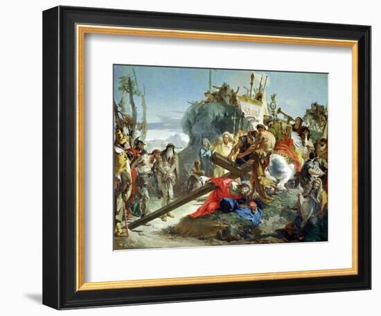 Christ on the Road to Calvary, 1749-Giovanni Battista Tiepolo-Framed Giclee Print