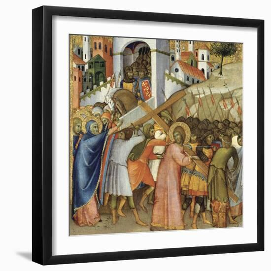 Christ on the Road to Calvary-Andrea di Bartolo-Framed Giclee Print