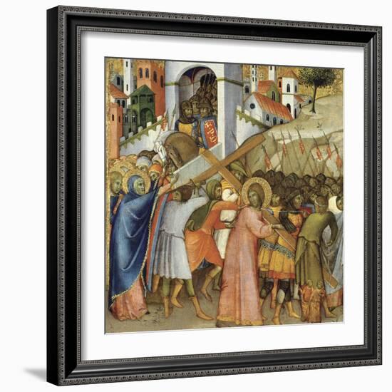 Christ on the Road to Calvary-Andrea di Bartolo-Framed Giclee Print