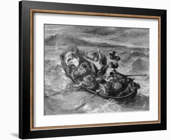 Christ on the Sea of Galilee, 1853-Eugene Delacroix-Framed Giclee Print