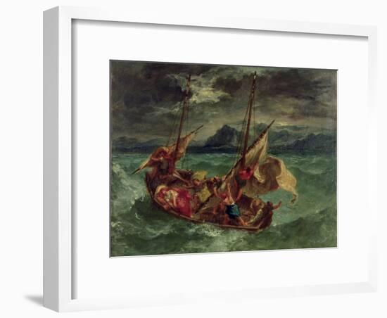 Christ on the Sea of Galilee, 1854-Eugene Delacroix-Framed Giclee Print