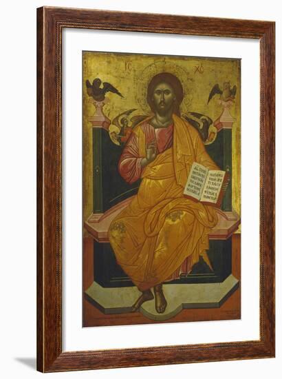 Christ on the Throne, Icon-Emmy Thornam-Framed Giclee Print