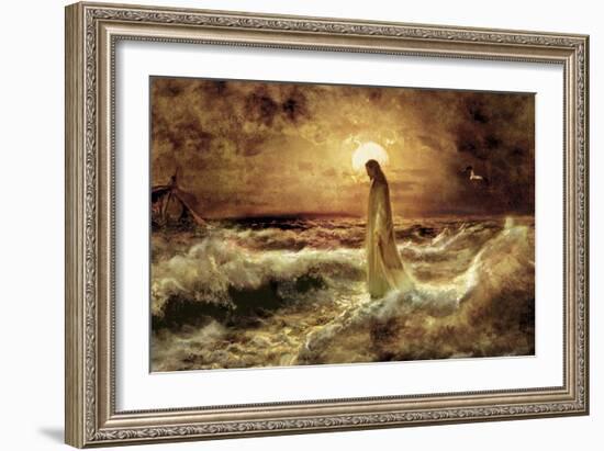 Christ on Water-Jason Bullard-Framed Premium Giclee Print