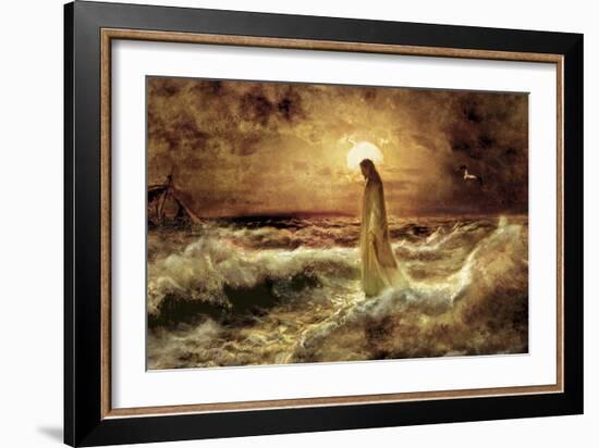 Christ on Water-Jason Bullard-Framed Giclee Print