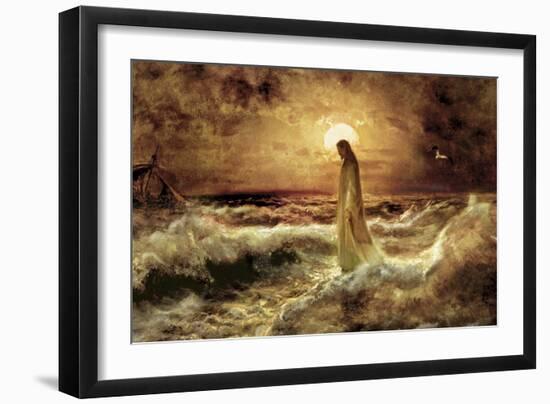 Christ on Water-Jason Bullard-Framed Giclee Print