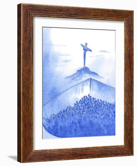 Christ Our Brother and Divine Saviour Paid the Debt due from Our Sins. in Acknowledging Him, We Eme-Elizabeth Wang-Framed Giclee Print