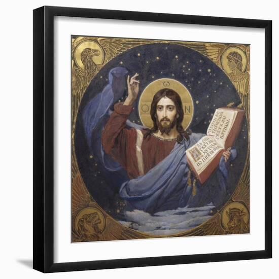 Christ Pantocrator, 1885-1896-Viktor Mikhaylovich Vasnetsov-Framed Giclee Print