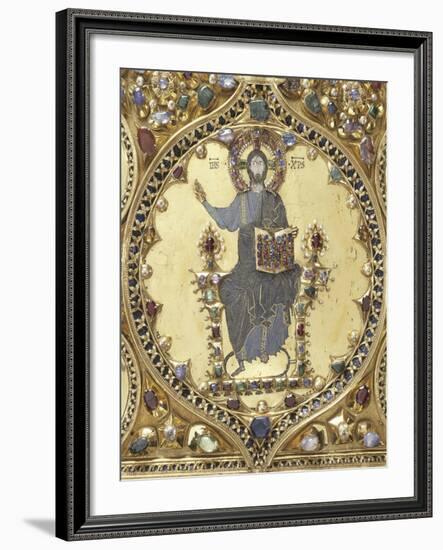 Christ Pantocrator, Detail from Pala D'Oro-null-Framed Giclee Print