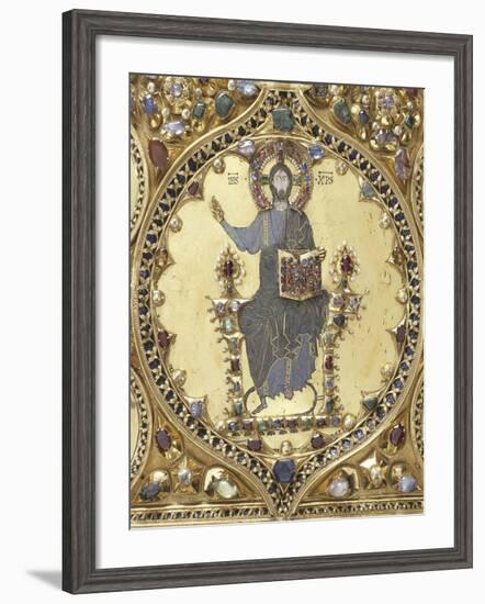 Christ Pantocrator, Detail from Pala D'Oro-null-Framed Giclee Print