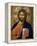 Christ Pantocrator Icon at Aghiou Pavlou Monastery on MountAthos-Julian Kumar-Framed Premier Image Canvas