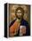 Christ Pantocrator Icon at Aghiou Pavlou Monastery on MountAthos-Julian Kumar-Framed Premier Image Canvas