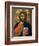 Christ Pantocrator Icon at Aghiou Pavlou Monastery on MountAthos-Julian Kumar-Framed Premium Photographic Print