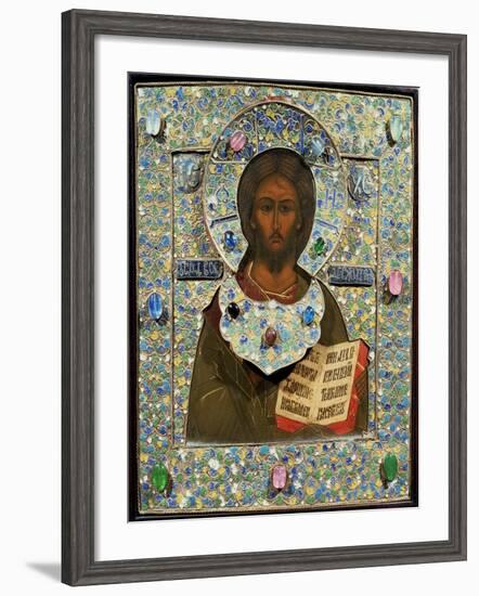 Christ Pantocrator, Icon-null-Framed Giclee Print