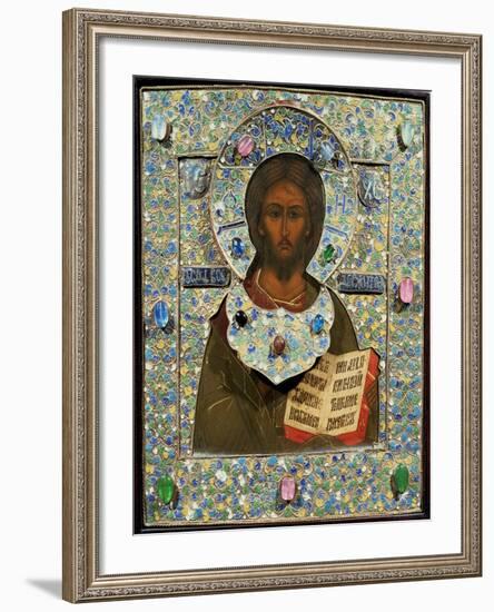 Christ Pantocrator, Icon-null-Framed Giclee Print