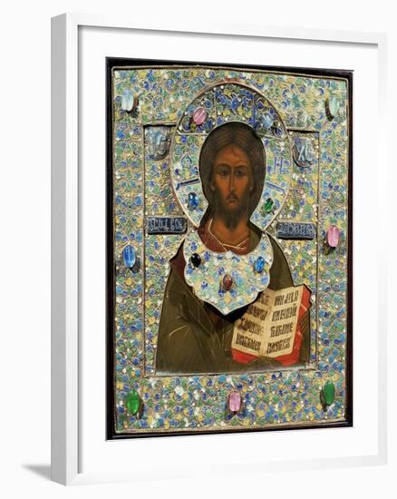 Christ Pantocrator, Icon-null-Framed Giclee Print