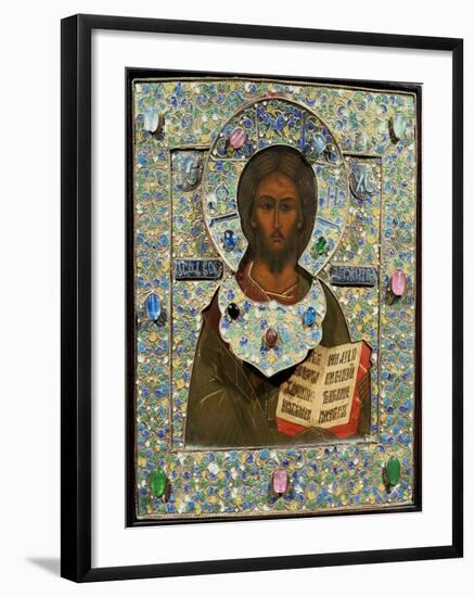 Christ Pantocrator, Icon-null-Framed Giclee Print