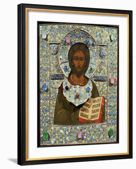 Christ Pantocrator, Icon-null-Framed Giclee Print