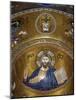 Christ Pantocrator, Palatine chapel, Palazzo dei Normanii or Palazzo Reale, Palermo, Sicily-null-Mounted Photographic Print