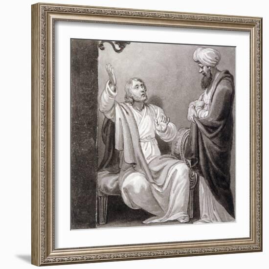 Christ Preaching, C1810-C1844-Henry Corbould-Framed Giclee Print