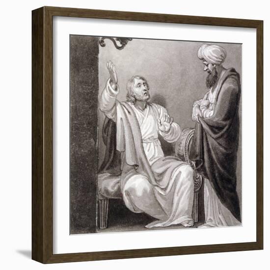 Christ Preaching, C1810-C1844-Henry Corbould-Framed Giclee Print