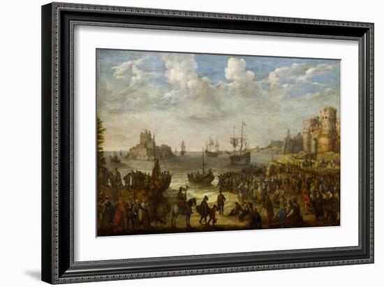 Christ Preaching from a Ship on the Sea of Galilee (Lac De Tiberiade) - Par Willaerts, Adam (1577-1-Adam Willaerts-Framed Giclee Print