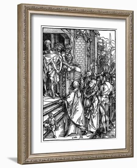 Christ Presented to the People, 1498-Albrecht Durer-Framed Giclee Print