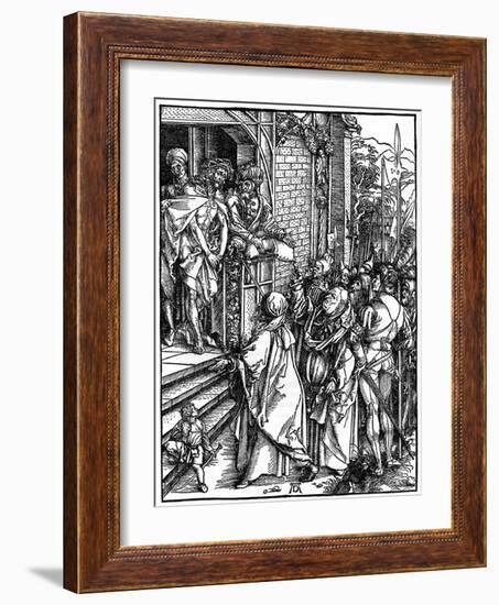 Christ Presented to the People, 1498-Albrecht Durer-Framed Giclee Print