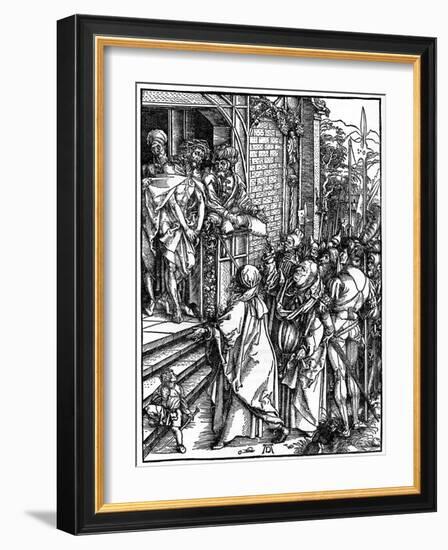 Christ Presented to the People, 1498-Albrecht Durer-Framed Giclee Print