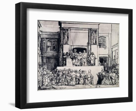 Christ Presented to the People, 1655-Rembrandt van Rijn-Framed Giclee Print