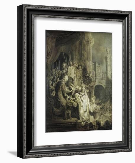Christ Presented to the People-Rembrandt van Rijn-Framed Giclee Print