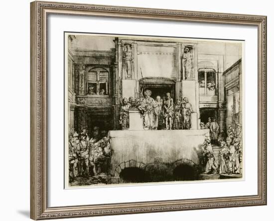 Christ Presented to the People-null-Framed Giclee Print