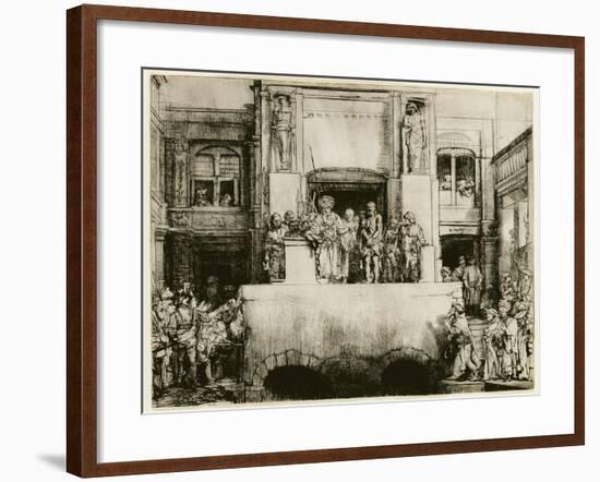 Christ Presented to the People-null-Framed Giclee Print