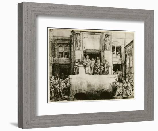 Christ Presented to the People-null-Framed Giclee Print