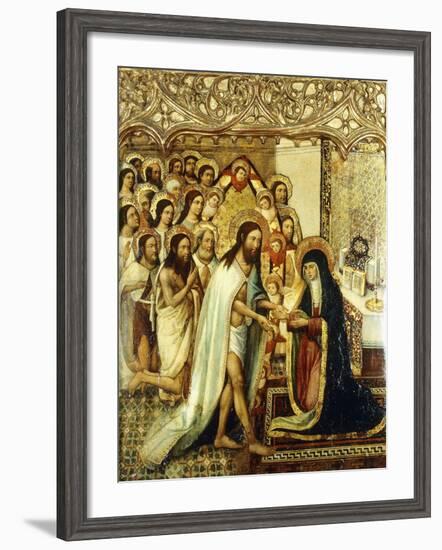 Christ Presenting the Redeemed of the Old Testament to His Mother-null-Framed Giclee Print