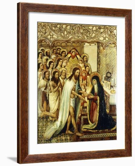 Christ Presenting the Redeemed of the Old Testament to His Mother-null-Framed Giclee Print