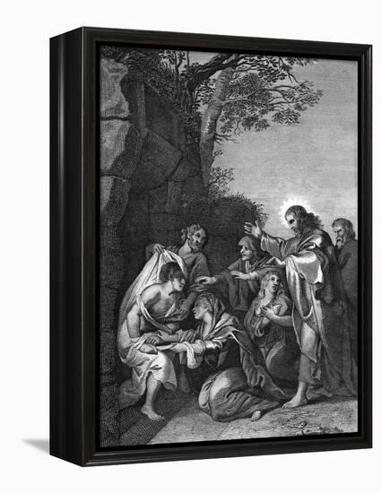 Christ Raising Lazarus, 1814-Peter Paul Rubens-Framed Premier Image Canvas