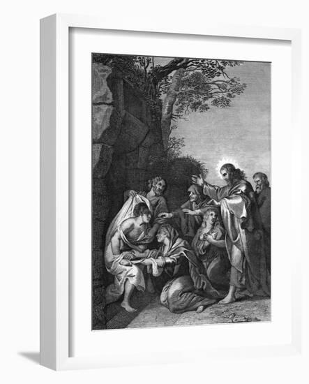 Christ Raising Lazarus, 1814-Peter Paul Rubens-Framed Giclee Print