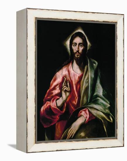 Christ Redeemer, 1610-1614-El Greco-Framed Premier Image Canvas