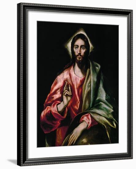 Christ Redeemer, 1610-1614-El Greco-Framed Giclee Print