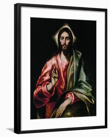 Christ Redeemer, 1610-1614-El Greco-Framed Giclee Print