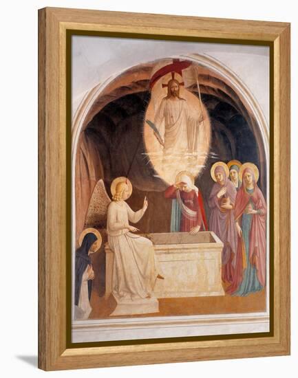 Christ Resurrected or The Message of the Angel-Beato Angelico-Framed Stretched Canvas
