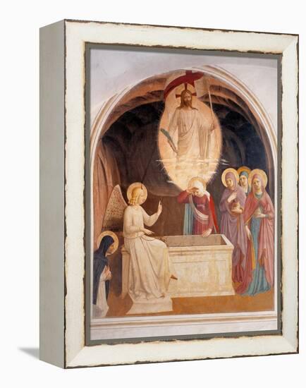 Christ Resurrected or The Message of the Angel-Beato Angelico-Framed Stretched Canvas