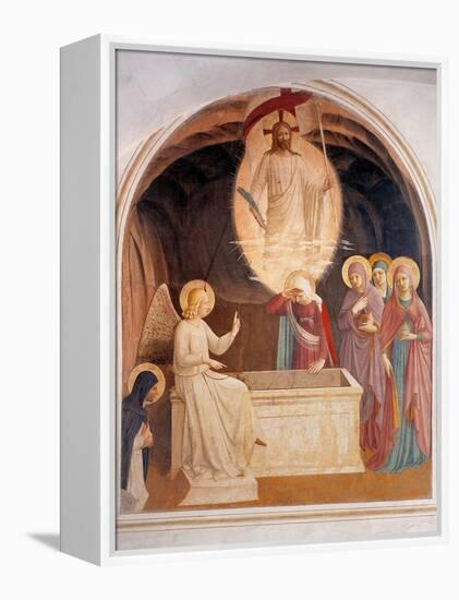 Christ Resurrected or The Message of the Angel-Beato Angelico-Framed Stretched Canvas